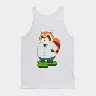 Red Panda Doctor Tank Top